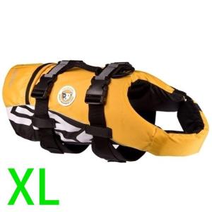 犬　ライフジャケット　イージードッグ　ＤＦＤスタンダード　ＸＬ　イエロー　大型犬用　沖縄別途送料