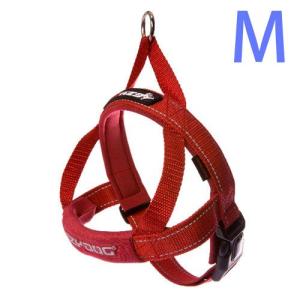 犬　ハーネス　イージードッグ　クイックハーネス　Ｍ（胴周り５０〜６５ｃｍ）　レッド　中型犬用