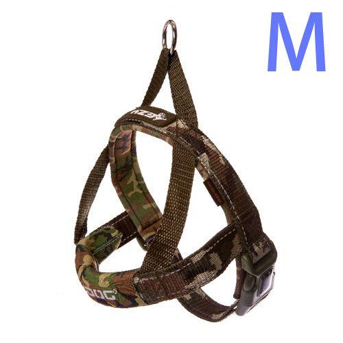 犬　ハーネス　イージードッグ　クイックハーネス　Ｍ（胴周り５０〜６５ｃｍ）　グリーンカモ　中型犬用