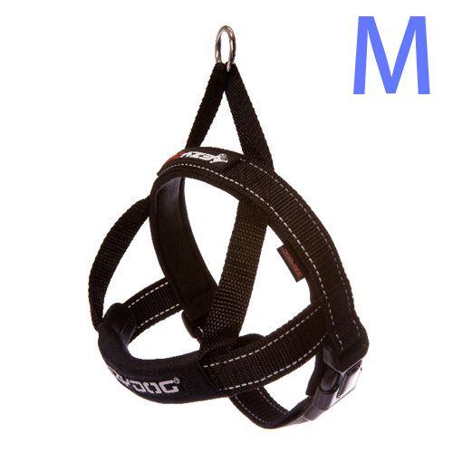 犬　ハーネス　イージードッグ　クイックハーネス　Ｍ（胴周り５０〜６５ｃｍ）　ブラック　中型犬用