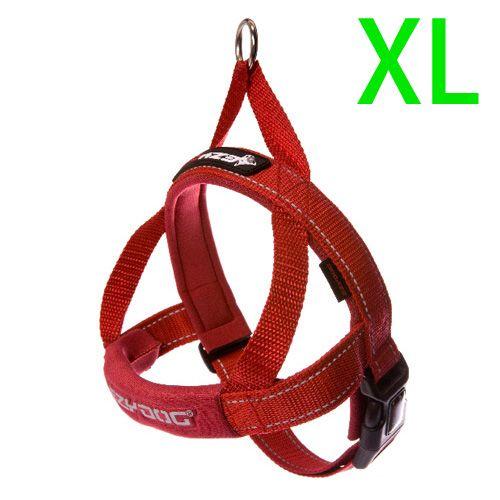 犬　ハーネス　イージードッグ　クイックハーネス　ＸＬ（胴周り７９〜１０８ｃｍ）　レッド　大型犬用