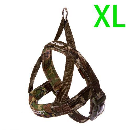 犬　ハーネス　イージードッグ　クイックハーネス　ＸＬ（胴周り７９〜１０８ｃｍ）　グリーンカモ　大型犬...