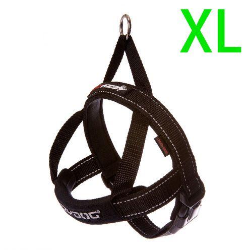 犬　ハーネス　イージードッグ　クイックハーネス　ＸＬ（胴周り７９〜１０８ｃｍ）　ブラック　大型犬用