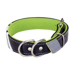 アウトレット品　ペティオ　Ｓｔｙｌｅ　Ｔｒａｉｎｅｒ　スリーラインカラー　Ｍ　ブラック　中型犬用　犬　首輪　首回り３３〜４２ｃｍ　訳あり