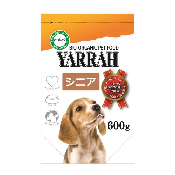 ドッグフード　ＹＡＲＲＡＨ　ヤラー　オーガニックドッグフード　シニア　６００ｇ　正規品　ＹＡＲＲＡＨ...