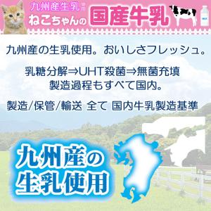 キャティーマン ねこちゃんの国産牛乳 200m...の詳細画像3