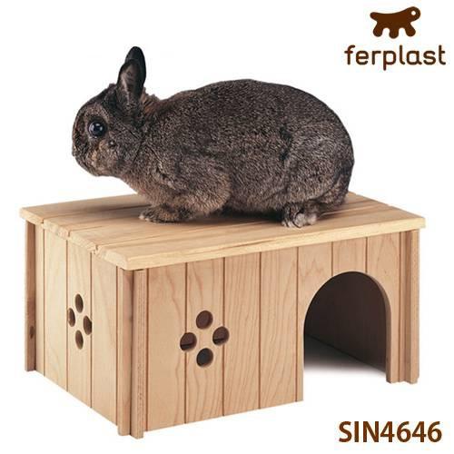 ファープラスト　小動物用　木製ハウス　ＳＩＮ　４６４６　ｆｅｒｐｌａｓｔ　うさぎ