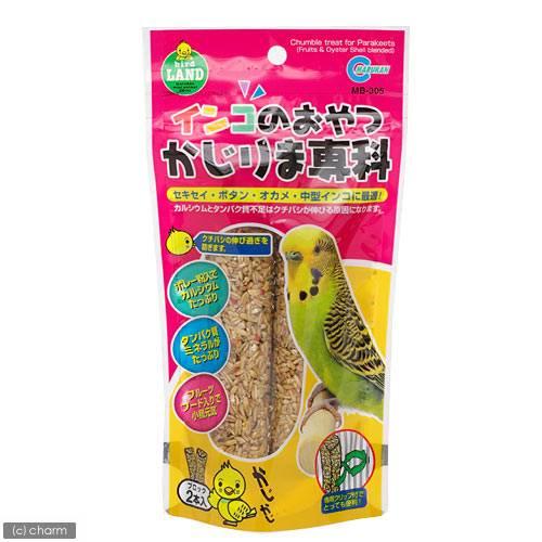 マルカン　インコのおやつ　かじりま専科　２本入り　鳥　おやつ　スナック・ビスケット