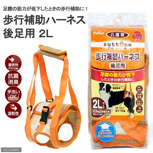 ペティオ　老犬介護用　歩行補助ハーネス　後足用　２Ｌ