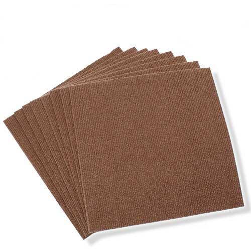 サンコー　おくだけ吸着　撥水タイルマット　３０×３０ｃｍ　ブラウン　８枚入　犬　介護　介護用品　マッ...