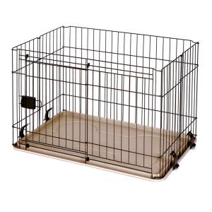 LIFELEX コーナンオリジナル スライドサークル L チョコブラウン／犬