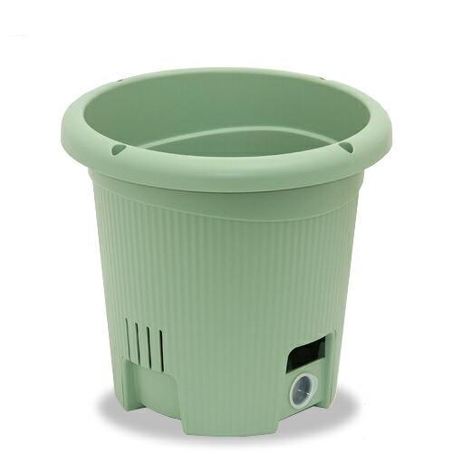 プランター　リッチェル　水ラク菜園上手　丸　３０型　グリーン　お一人様６点限り　円形　底面給水　家庭...