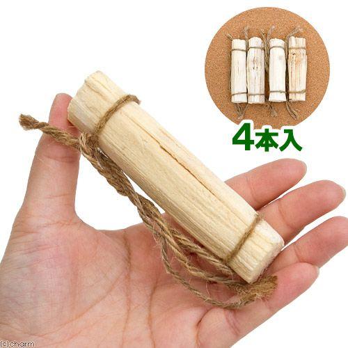 マルカン　かじってサトウキビ　４本入　小動物　かじり木　天然素材
