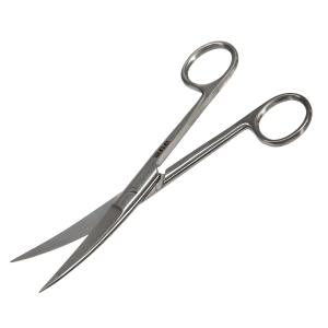 アクロ ステンレス ハサミ 25cm 先曲タイプ 水草 トリミング 剪定