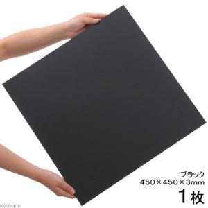 プラパール　４５ｃｍキューブ水槽用マット　ブラック　４５×４５ｃｍ　１枚｜chanet