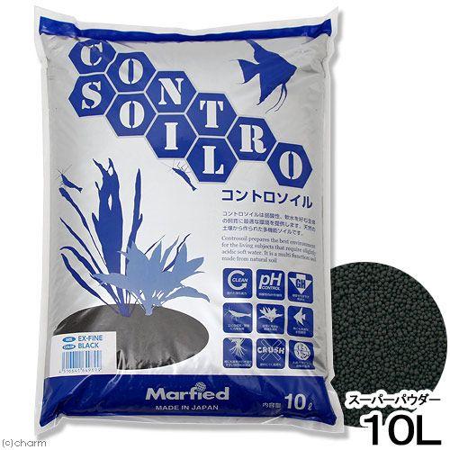 マーフィード　コントロソイル　スーパーパウダー　１０リットル（黒）　吸着ソイル　アクアリウム　熱帯魚...