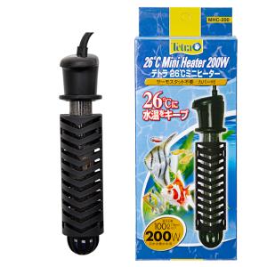 アウトレット品　テトラ　２６℃ミニヒーター　２００Ｗ　ＭＨＣ−２００　淡水専用　熱帯魚　オートヒーター　安全カバー付　訳あり｜chanet