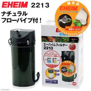《終売》《素》限定品　エーハイムフィルター　２２１３　ナチュラルフローパイプ付　ろ材付スターターセット
