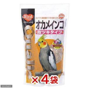 クオリス　オカメインコ（皮ツキタイプ）　５５０ｇ×４袋　鳥　フード　餌　えさ　種　穀類