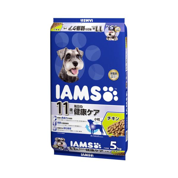 ドッグフード　アイムス　１１歳以上用　毎日の健康ケア　チキン　小粒　５ｋｇ　正規品　ＩＡＭＳ　超高齢...