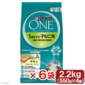 アウトレット品　キャットフード　ピュリナワンキャット　子ねこ用　チキン　２．２ｋｇ×６袋　お一人様１点限り　沖縄別途送料　訳あり