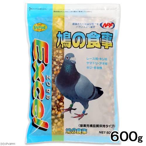 鳩の餌　ＮＰＦ　エクセル　鳩の食事　６００ｇ　鳥　フード　餌　えさ　種　穀類