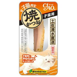 チャオ 食塩無添加 高齢猫用 柔らかふわふわ かつお節 ( 40g