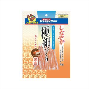 ドギーマン　しなやかササミほそーめん　おさかなサンド　５０ｇ　国産　犬　おやつ　ささみ