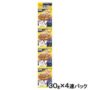 いなば　ＣＩＡＯ（チャオ）　ドライ４連パック　瀬戸内産しらすとかつお節入り　３０ｇ×４　キャットフード　国産　関東当日便