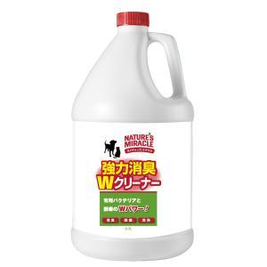 ネイチャーズ・ミラクル　強力消臭Ｗクリーナー　つめかえ用　３．７Ｌ　犬　猫　消臭　お一人様６点限り