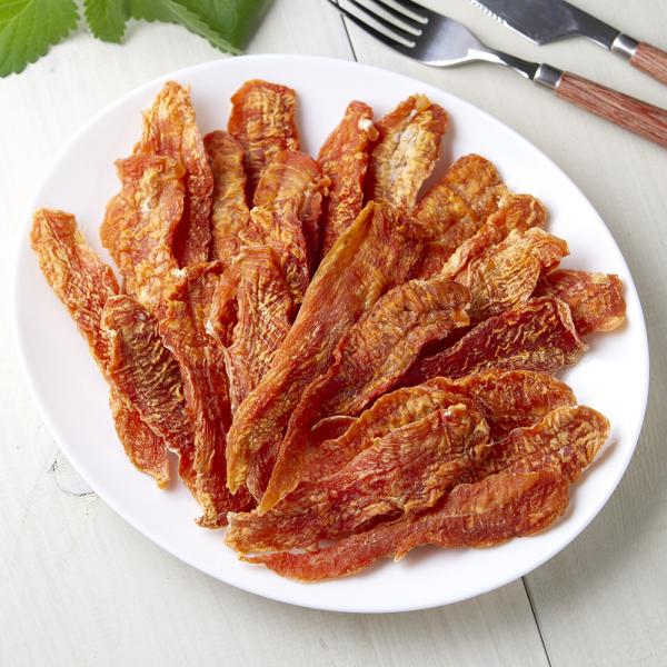 国産　ハーブで育った鶏ささみのジャーキー　２００ｇ（５０ｇ×４袋入り）真空袋　無添加　無着色　犬猫用...