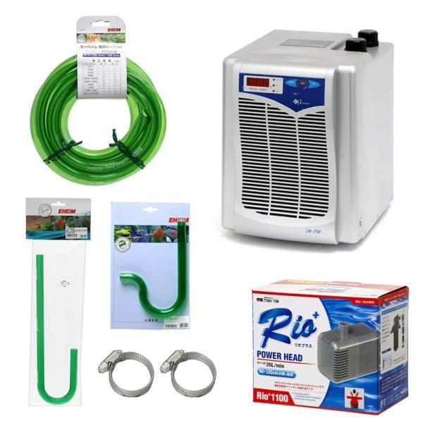 ６０Ｈｚ　ゼンスイ　ＺＲ−７５Ｅ　チャームオリジナル・シルバー＋リオプラス　１１００＋エーハイムセッ...