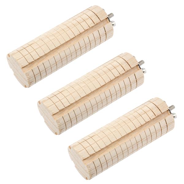 マルカン　かじり木コーン　Ｍ×３　おもちゃ　うさぎ