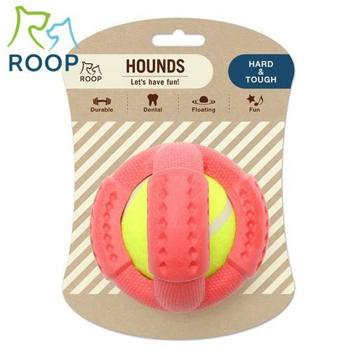 犬　おもちゃ　ループ　ハウンズ　クロスボール　レッド
