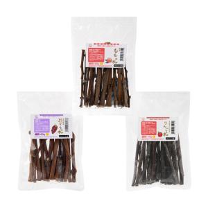 かじり木　細枝３種　お試しセット　小動物用のおもちゃ　無添加　無着色