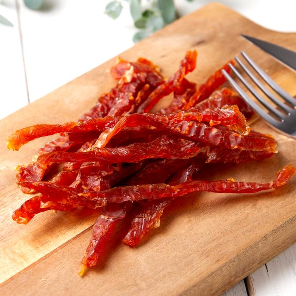 国産　しっとりやわらか　ハーブで育った鶏ささみのジャーキー細切り　はちみつ味　５０ｇ　犬猫用おやつ