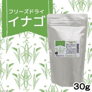 フリーズドライ イナゴ 30g タンパク質が必要な小動物 爬虫類用 無添加 無着色