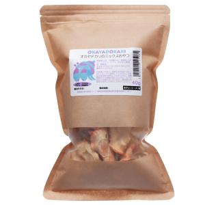国産　オカヤドカリのミックスおやつ　４０ｇ　（ニボシ・ニンジン・パイン・白米ぽん）