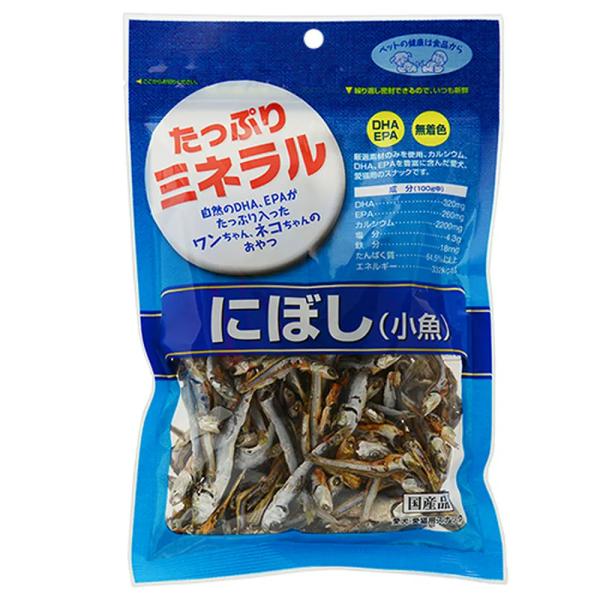 アスク　たっぷりミネラル　にぼし（小魚）　１００ｇ