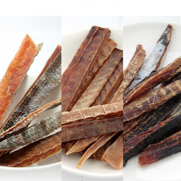 国産　３種の魚スティック　食べ比べセット　無添加　無着色　犬猫用おやつ