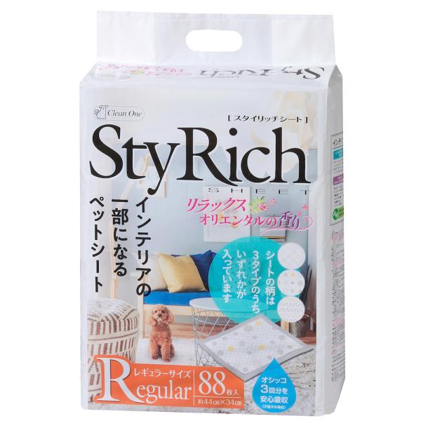 シーズイシハラ　クリーンワン　スタイリッチシート　リラックスオリエンタルの香り　レギュラー８８枚　ペ...