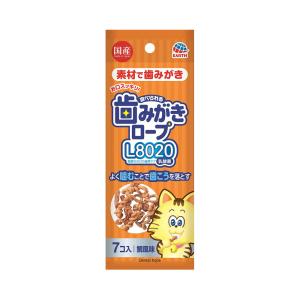 食べられる歯みがきロープ 愛猫用 鯛風味 7個入り 猫 猫用歯磨き 歯みがき 5袋入り