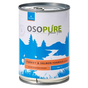 アーテミス　オソピュア　ターキー＆サーモン缶　３４０ｇ　正規品　ドッグフード