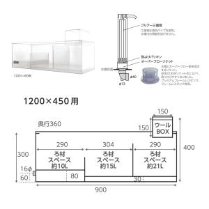 メーカー直送 (組立済)オーバーフロー水槽 マ...の詳細画像2
