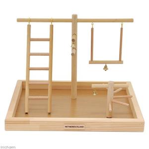 インコのおもちゃ マルカン バードパレス ウッドガーデン 小鳥用