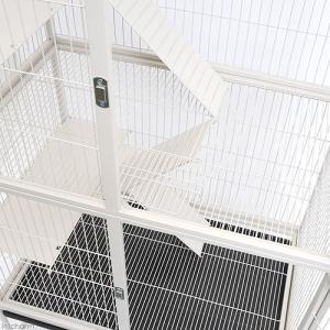 アウトレット品 4階建て大型ケージ ホワイト ...の詳細画像1