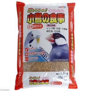 ＮＰＦ　エクセル　おいしい小鳥の食事　皮付き　３．８ｋｇ　主食　セキセインコ　オカメインコ