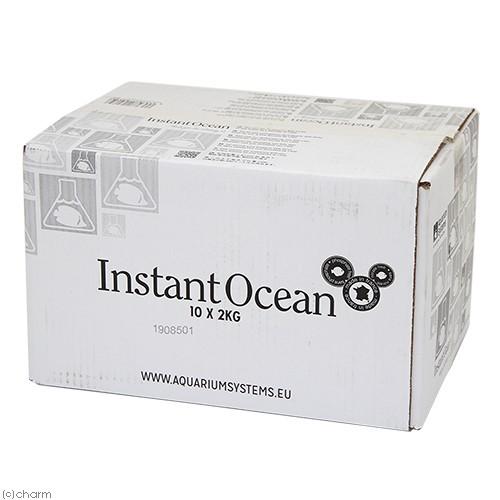 人工海水　箱入り　インスタントオーシャン　６００Ｌ用（６０Ｌ×１０袋）　２０ｋｇ　お一人様１点限り