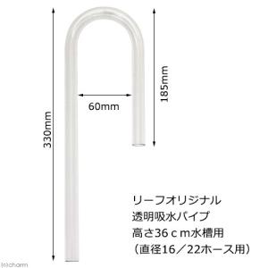 Leaf Corp 様々なフィルターに使用可能！ 吸水パイプ クリア 高さ