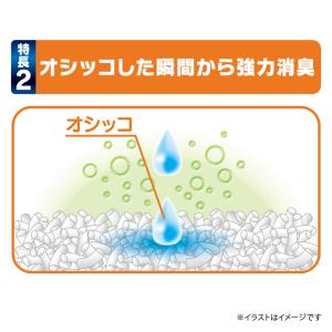 デオサンド 猫砂 ギュッと固まる紙砂 5Lの詳細画像3